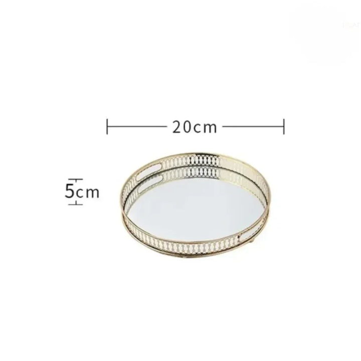 Bandeja Decorativa Espelhada - Razu
