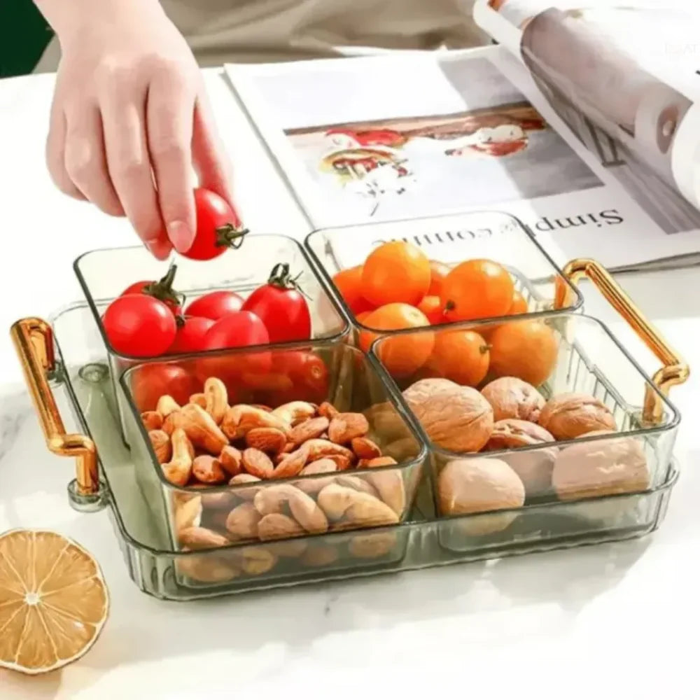 Conjunto de Bandeja e Potes Multifuncional - Razu