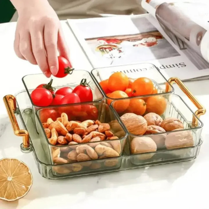 Conjunto de Bandeja e Potes Multifuncional - Razu