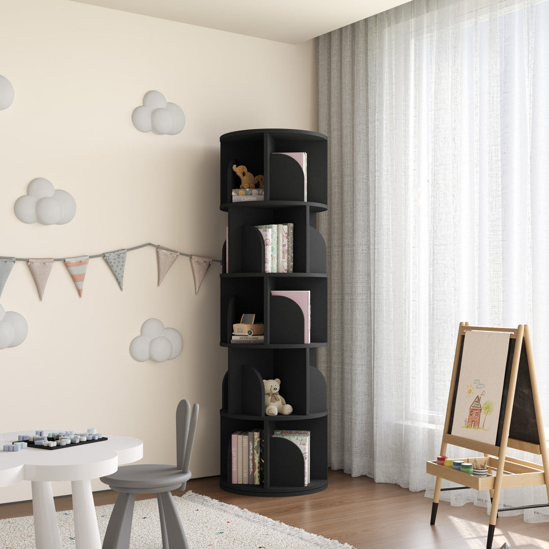 Estante Giratória Razu com Armazenamento Rotativo a 360 Graus