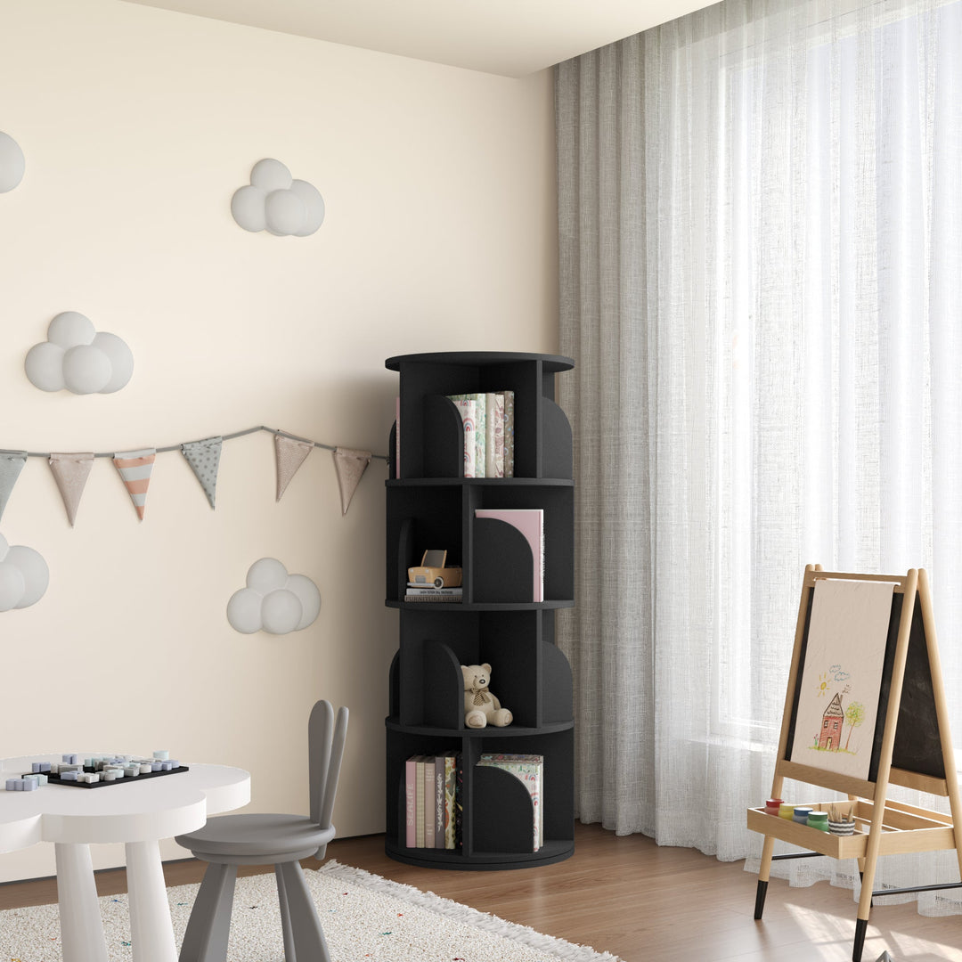 Estante Giratória Razu com Armazenamento Rotativo a 360 Graus