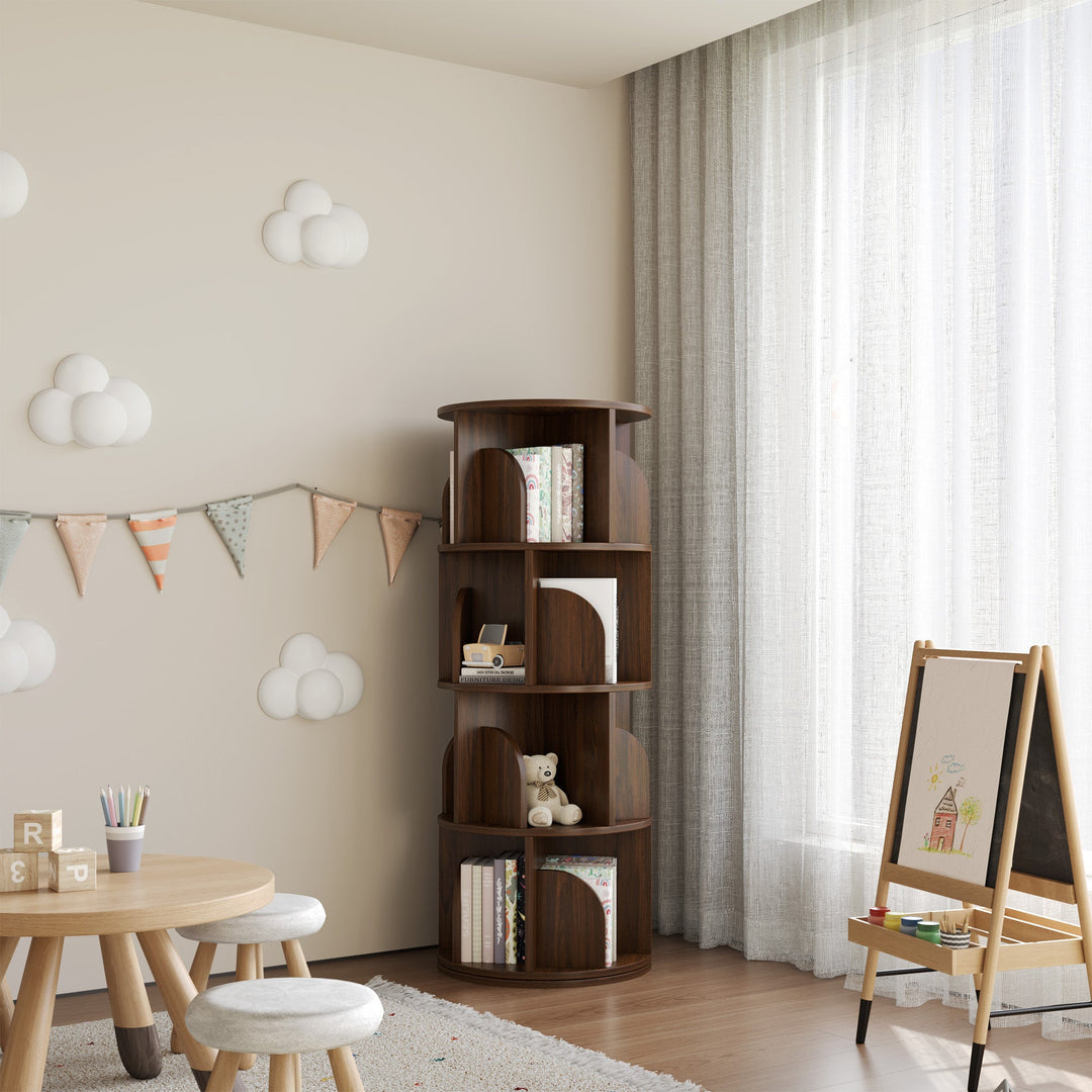 Estante Giratória Razu com Armazenamento Rotativo a 360 Graus