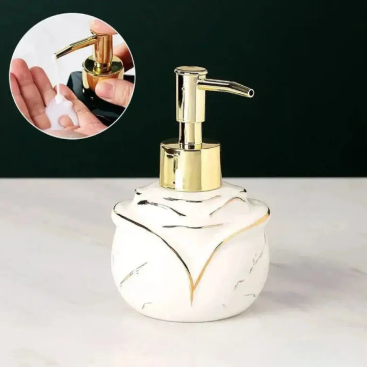 Dispenser Sabão Liquido Para Banheiro Marmorizado - Razu