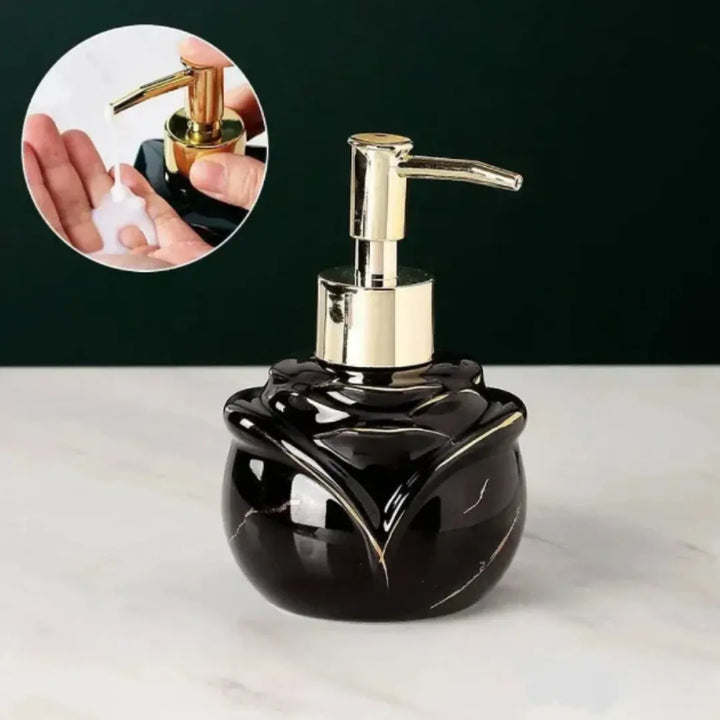 Dispenser Sabão Liquido Para Banheiro Marmorizado - Razu