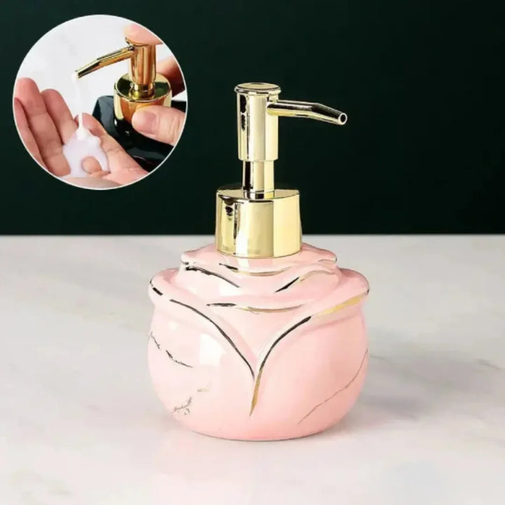 Dispenser Sabão Liquido Para Banheiro Marmorizado - Razu