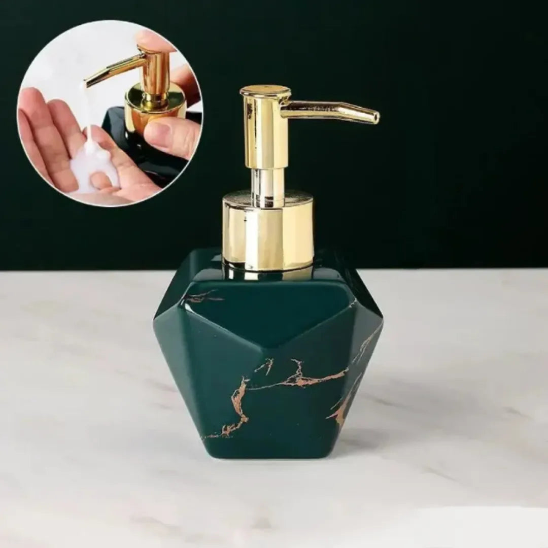 Dispenser Sabão Liquido Para Banheiro Marmorizado - Razu