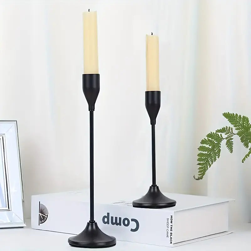 Castiçais de Vela Luxury Dourado 3 Peças - Razu