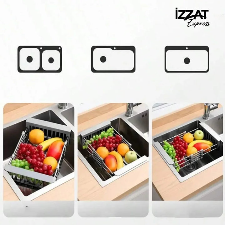 Escorredor de Pia de Cozinha Ajustável - Razu