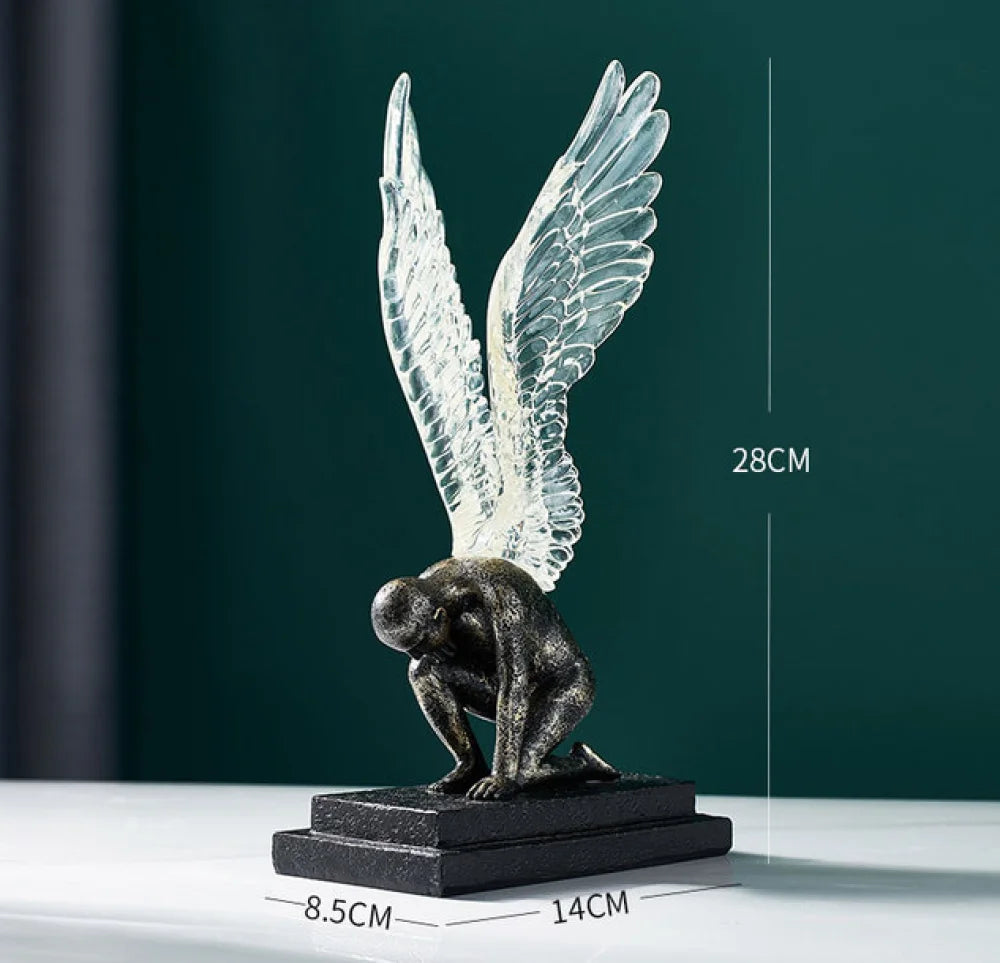 Escultura Asas de Anjo - Razu