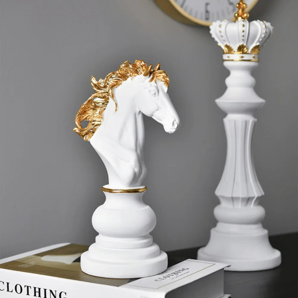 Escultura Peças de Xadrez 3 Peças - Razu