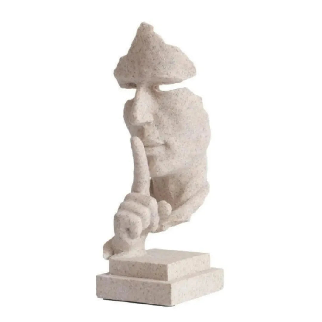 Escultura "Silêncio Vale Ouro" - Razu