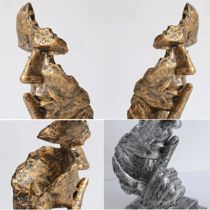 Escultura "Silêncio Vale Ouro" - Razu