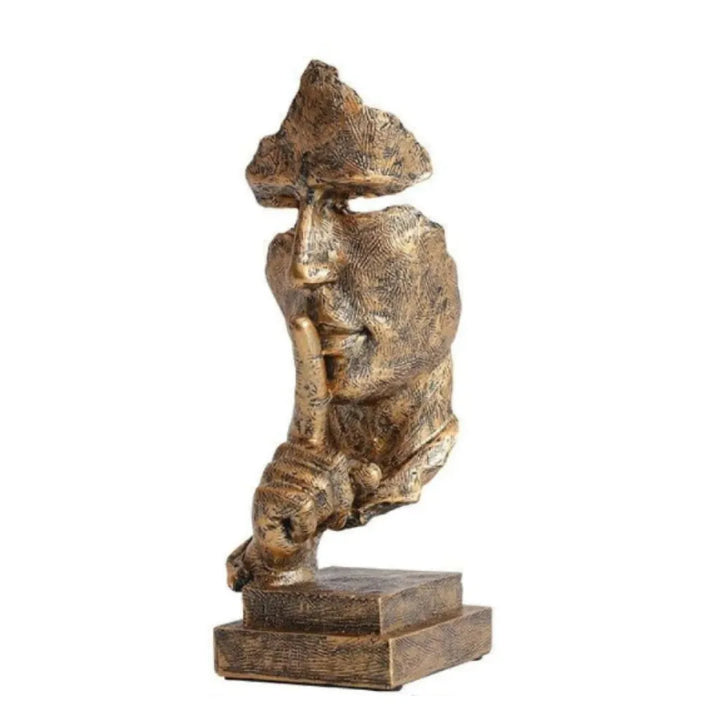 Escultura "Silêncio Vale Ouro" - Razu