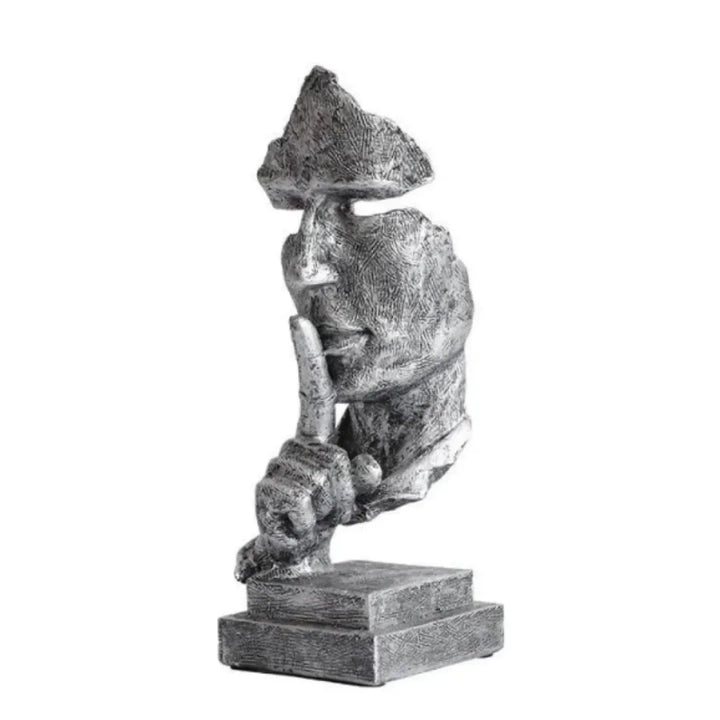 Escultura "Silêncio Vale Ouro" - Razu