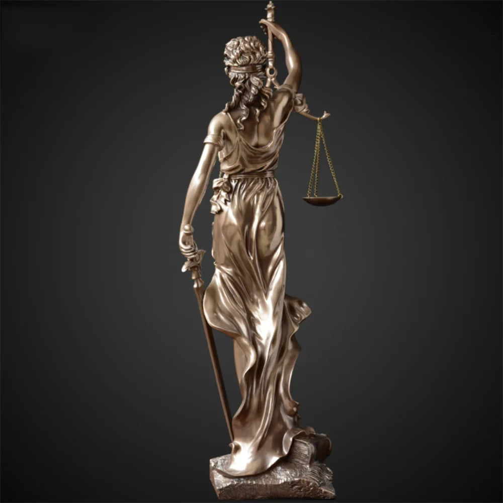 Escultura Themis Deusa da Justiça - Razu