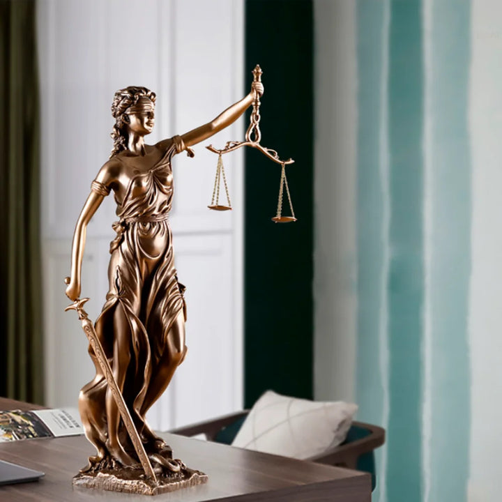Escultura Themis Deusa da Justiça - Razu