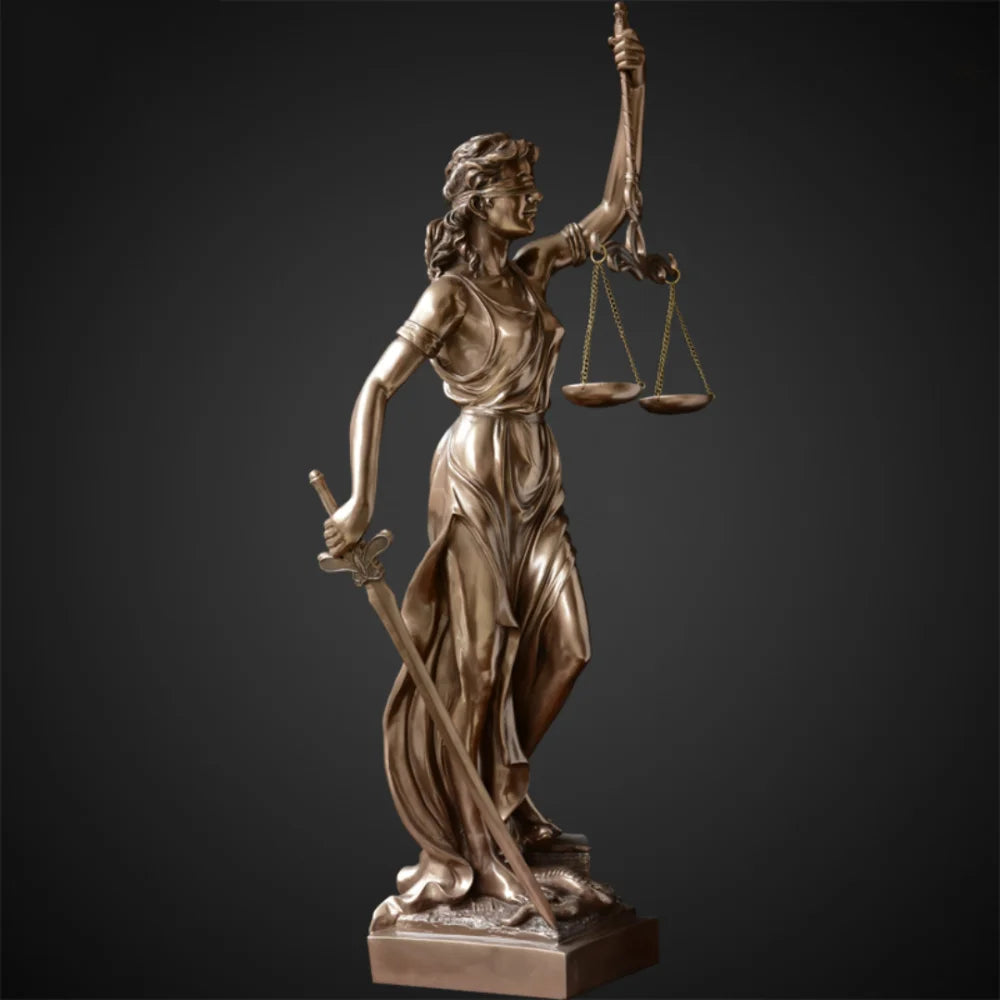 Escultura Themis Deusa da Justiça - Razu