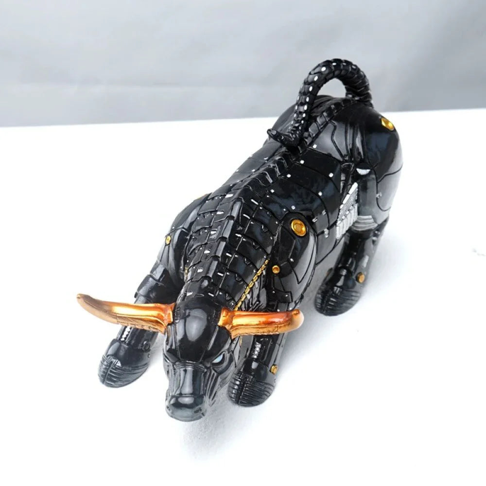 Escultura Touro Mecânico de Wall Street - Razu