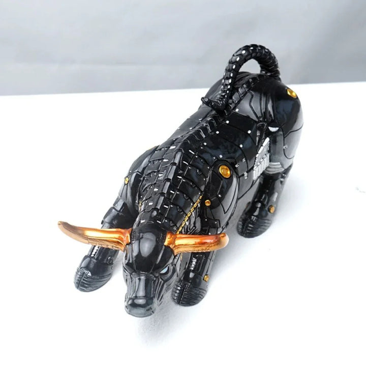 Escultura Touro Mecânico de Wall Street - Razu