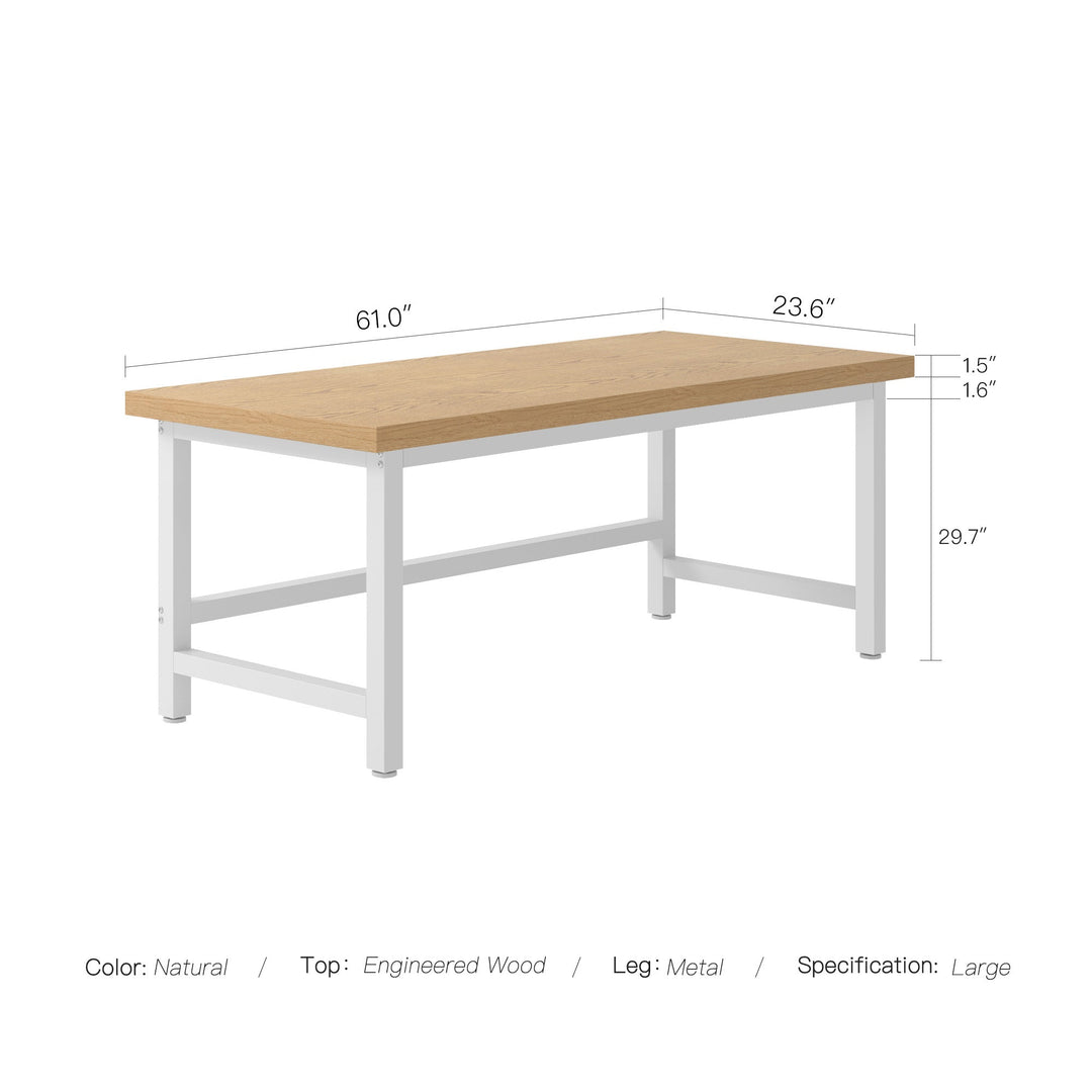 Razu Mesa de Computador 47'' & 61'' Mesa de Escritório Ergonômica