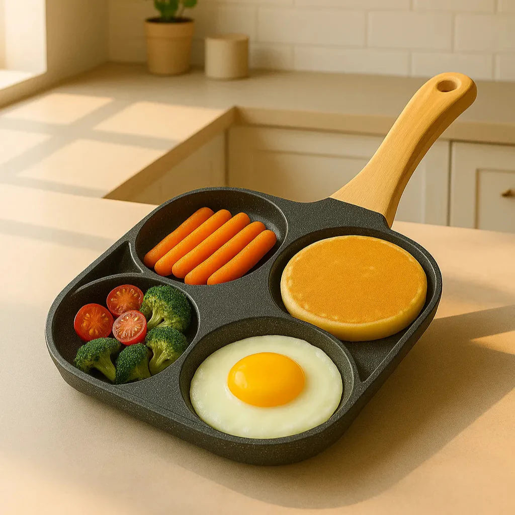 Frigideira Antiaderente 4 Divisórias - Razu