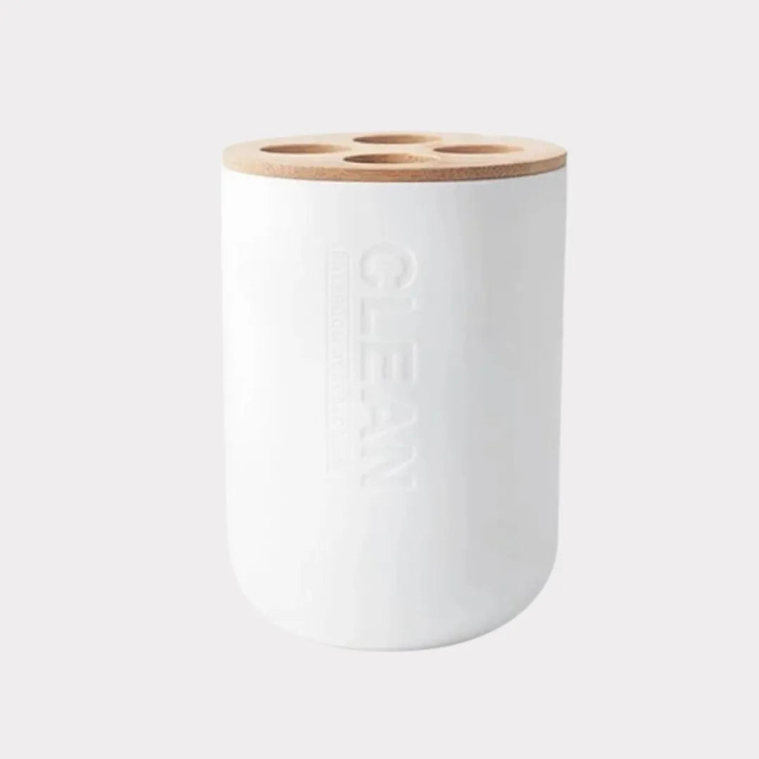 Kit para Banheiro em Bambu - Tazzi