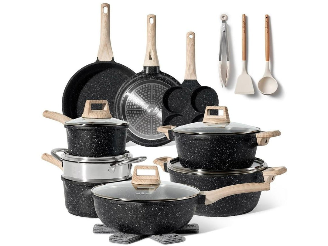 Trem de Cozinha em Granite Completo com 21 Peças