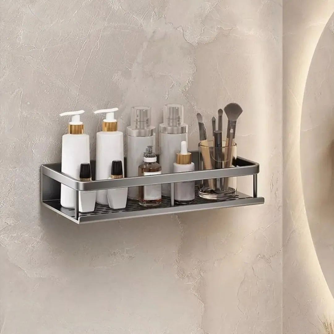 Prateleira Fixa Para Banheiro em Alumínio - Tazzi