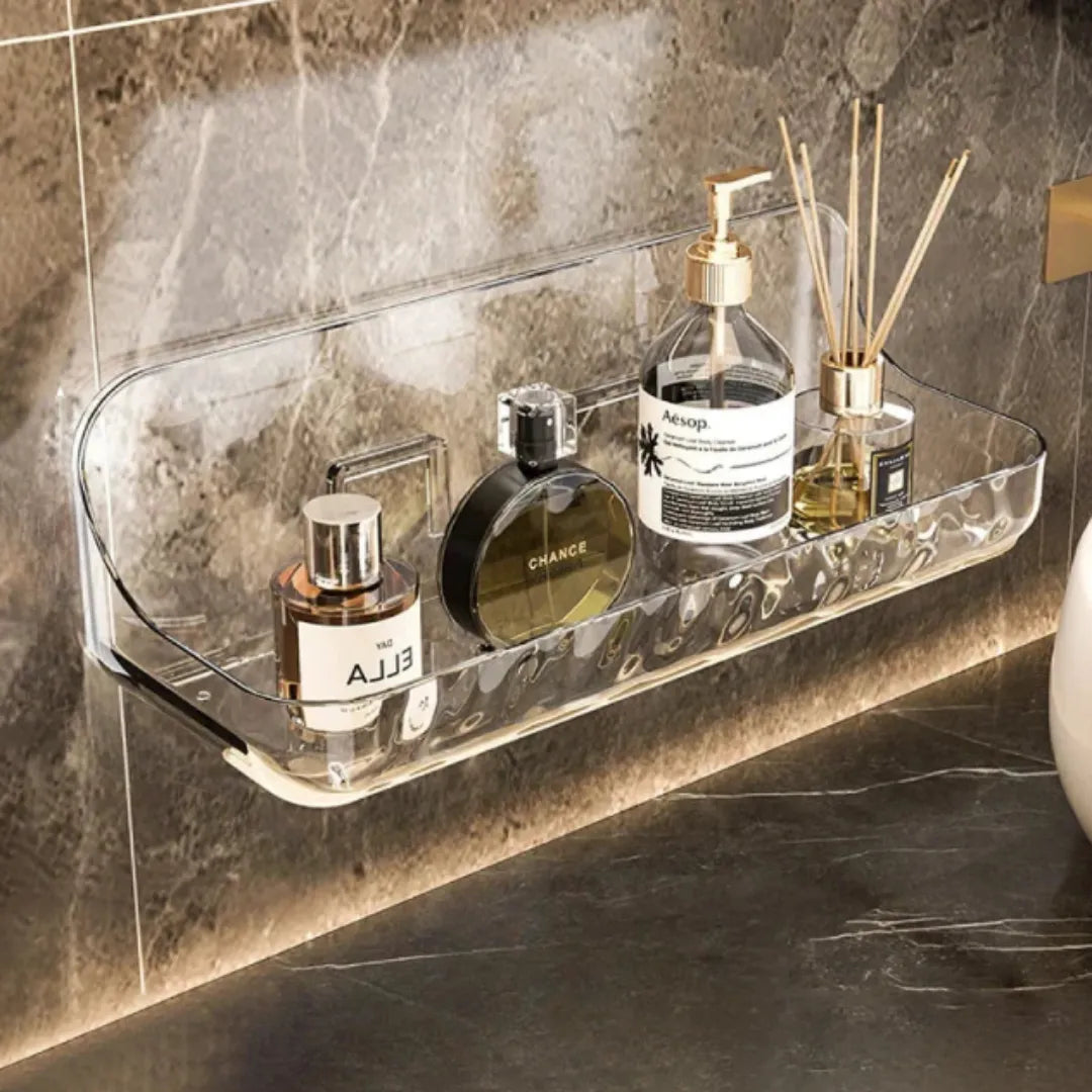 Prateleira Transparente Para Banheiro Sem Furos - Tazzi