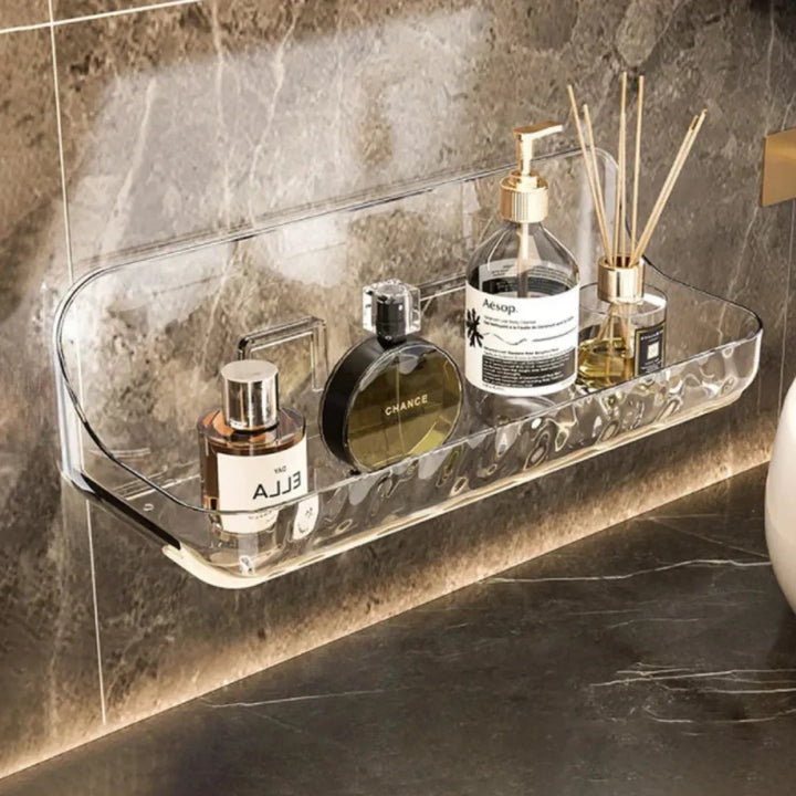Prateleira Transparente Para Banheiro Sem Furos - Tazzi