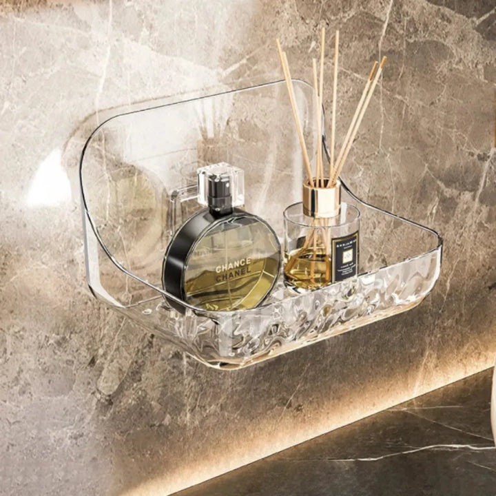 Prateleira Transparente Para Banheiro Sem Furos - Tazzi