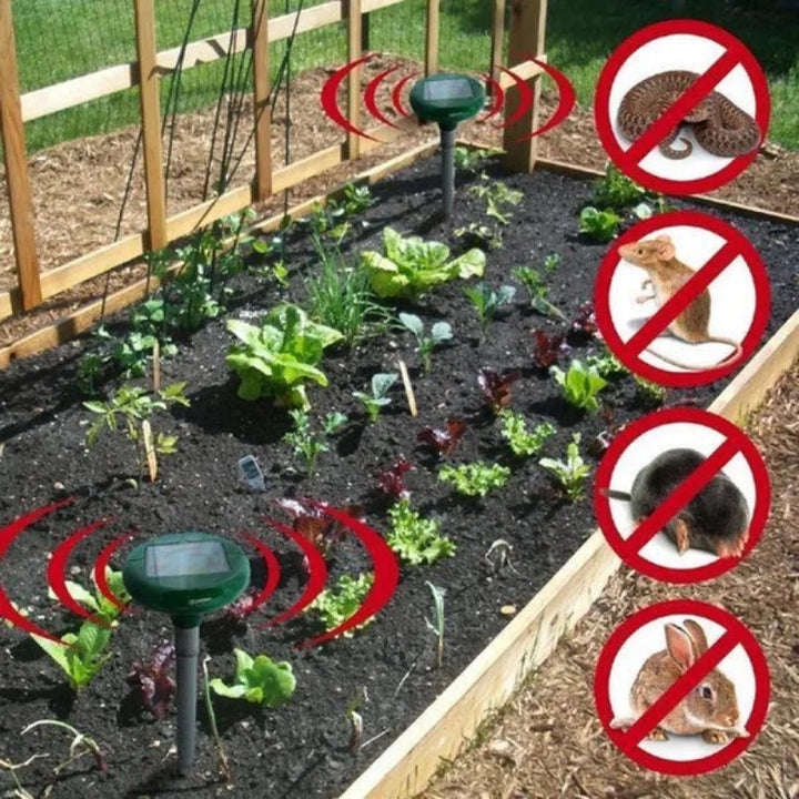 Repelente Solar Ultra Sônico Espanta Pragas 24h - Tazzi