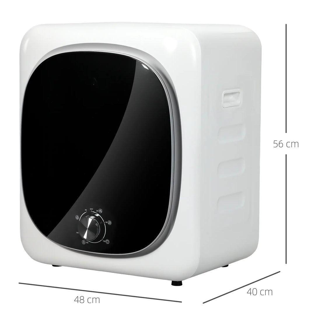 Máquina de Secar Roupa Portátil 4 Kg – Elétrica, Compacta e Silenciosa