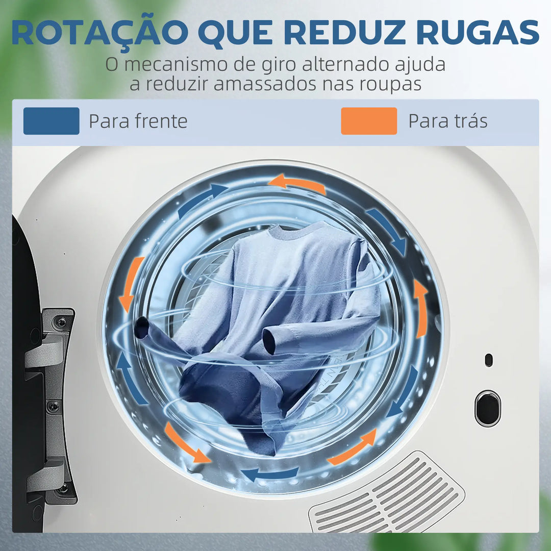 Máquina de Secar Roupa Portátil 4 Kg – Elétrica, Compacta e Silenciosa