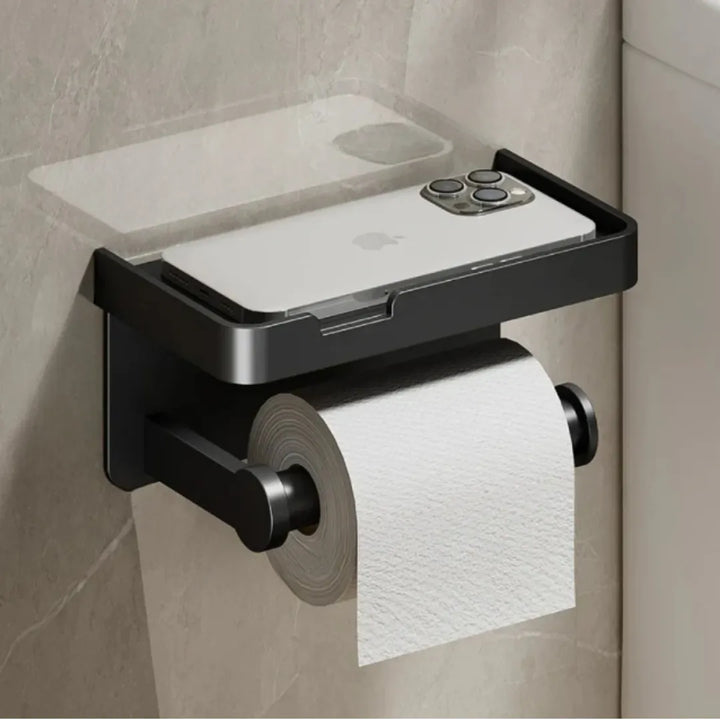 Suporte de Papel Higiênico com Apoio de Celular - Tazzi