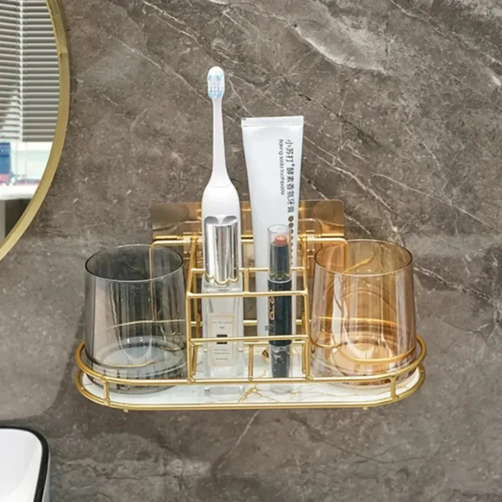 Suporte Organizador Para Banheiro Sem Furos - Tazzi