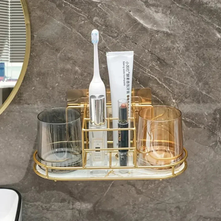 Suporte Organizador Para Banheiro Sem Furos - Tazzi