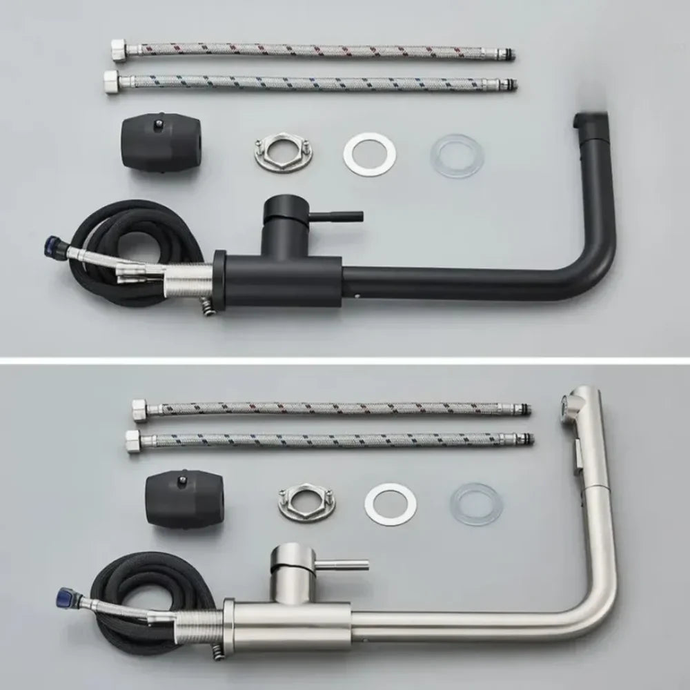 Torneira Flexível Água Quente e Fria para Pia de Cozinha - Tazzi