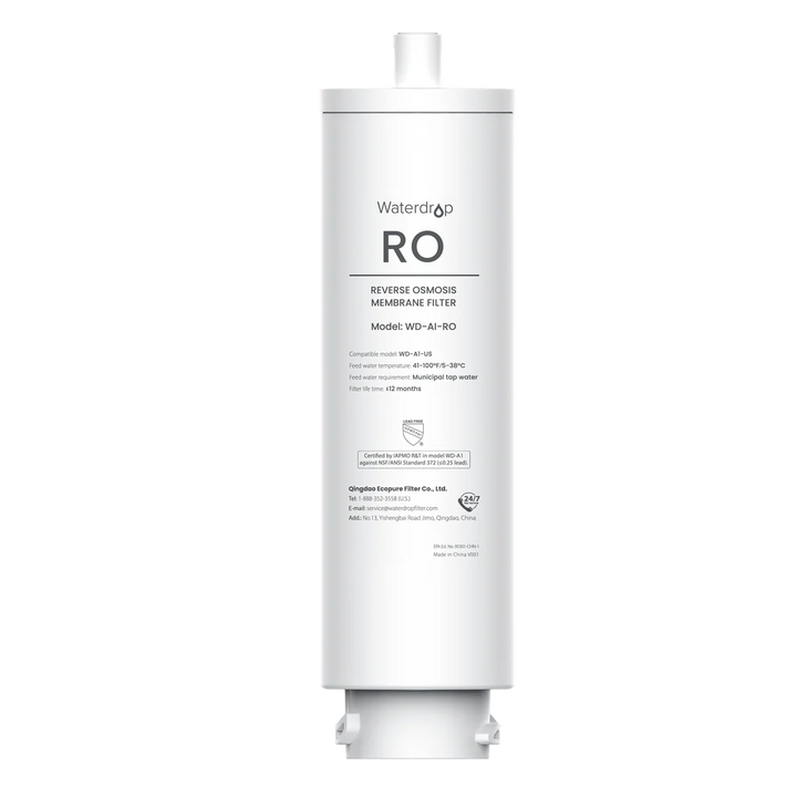 Filtro WD-A1-RO (Substituição 12 meses para dispensador de água RO de bancada)
