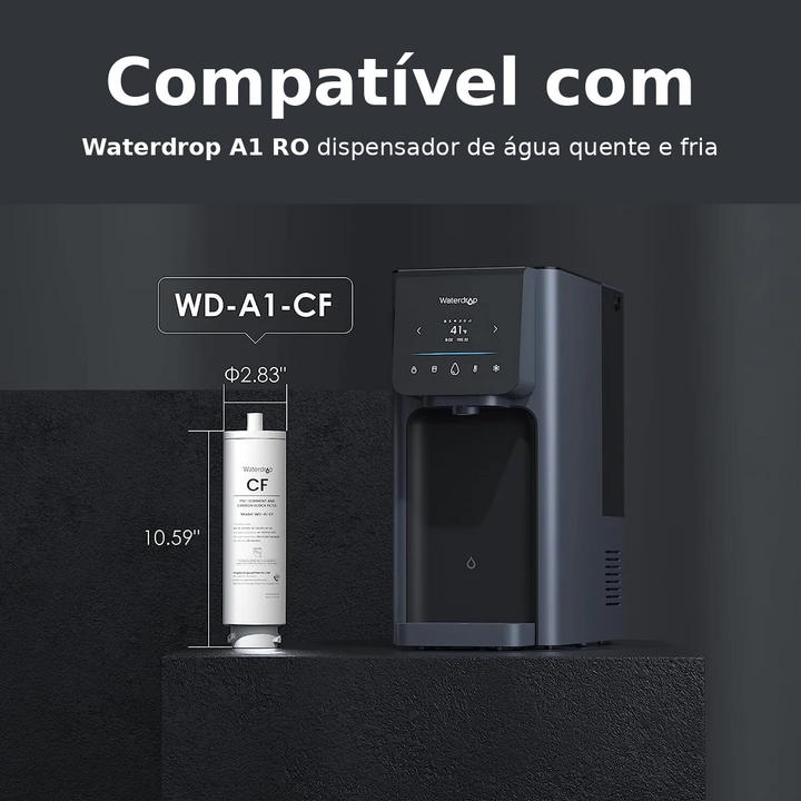Filtro WD-A1-CF (Substituição 6 meses para dispensador de água CF de bancada)